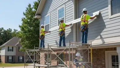 Vinyl siding installation in Shreveport, LA for a local home exterior upgrade
