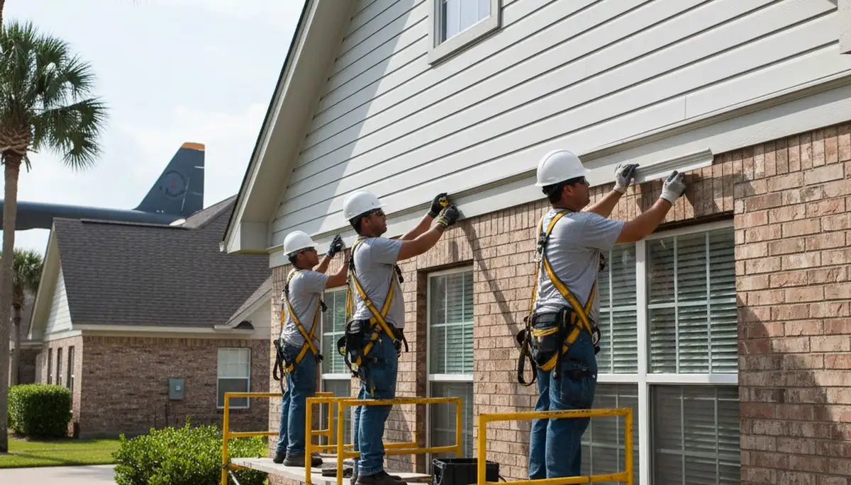 Vinyl siding installation in Shreveport, LA for a professional home exterior upgrade