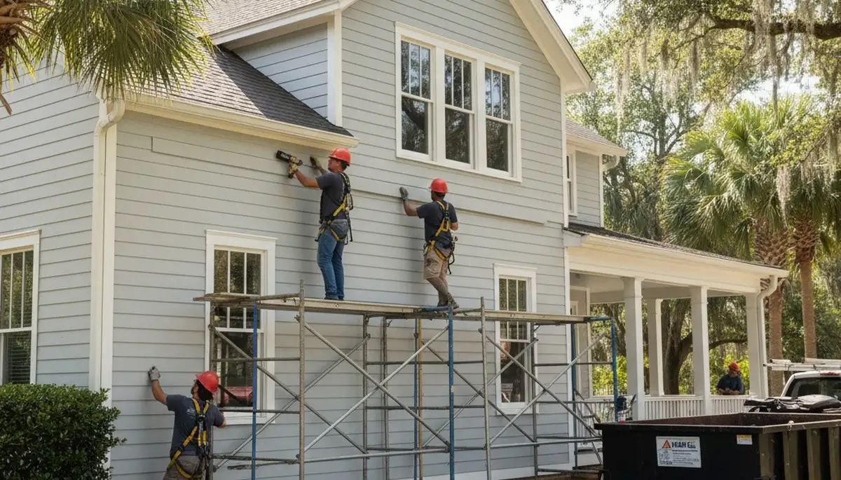 Vinyl siding installation in Shreveport, LA for a professional home exterior upgrade