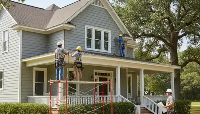 Vinyl siding installation in Shreveport, LA for a home exterior upgrade