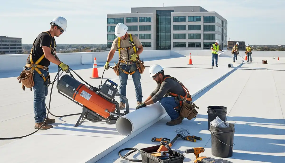 Commercial roofing installation in Shreveport, LA for durable weather protection on commercial properties