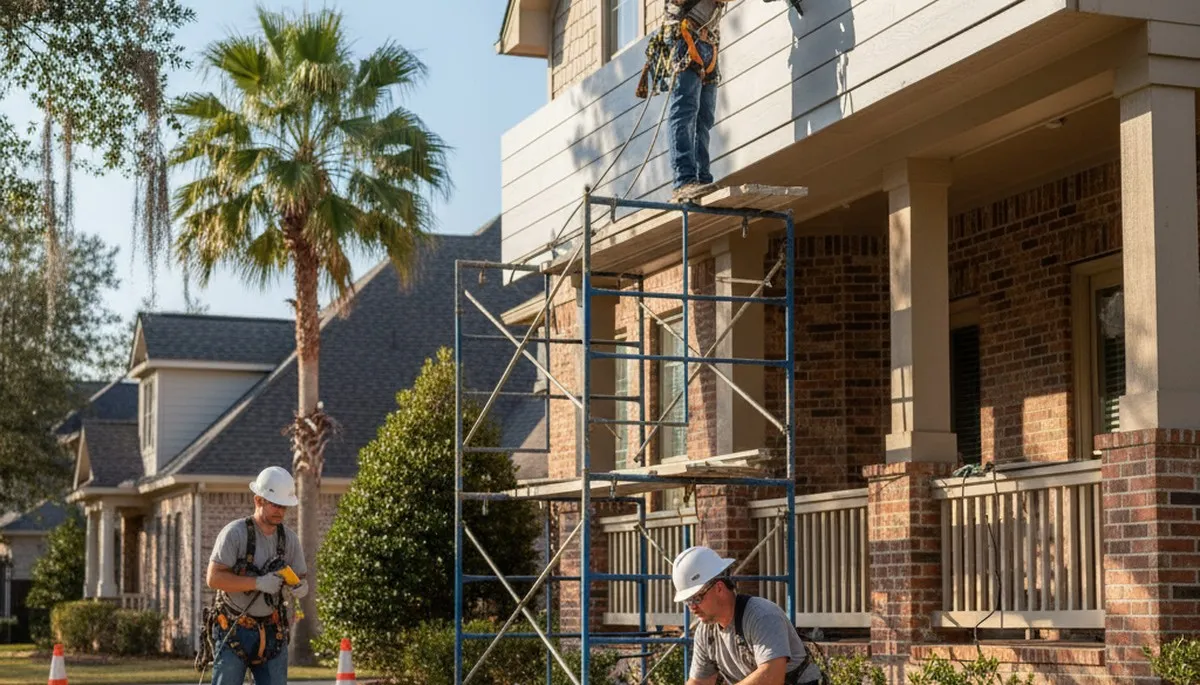 Vinyl siding installation in Shreveport, LA for a residential home exterior
