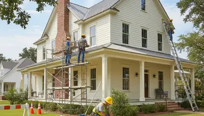 Vinyl siding installation in Shreveport, LA for a residential exterior upgrade
