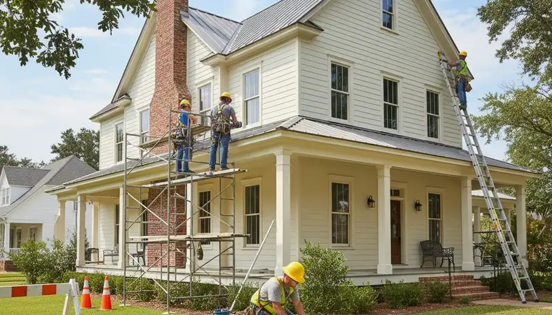 Vinyl siding installation in Shreveport, LA for a residential exterior upgrade
