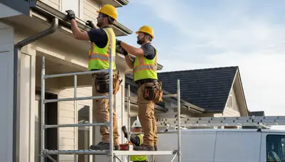 Gutter installation for Shreveport, LA homes by FX Remodeling & Exteriors to protect from heavy rain runoff