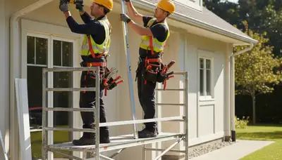 Shreveport, LA gutter repair for leaky, sagging gutters on a local home by FX Remodeling & Exteriors