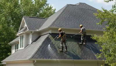 Roof cleaning service in Shreveport, LA by FX Remodeling & Exteriors