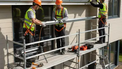 Seamless gutter installation on a Shreveport, LA home by FX Remodeling & Exteriors