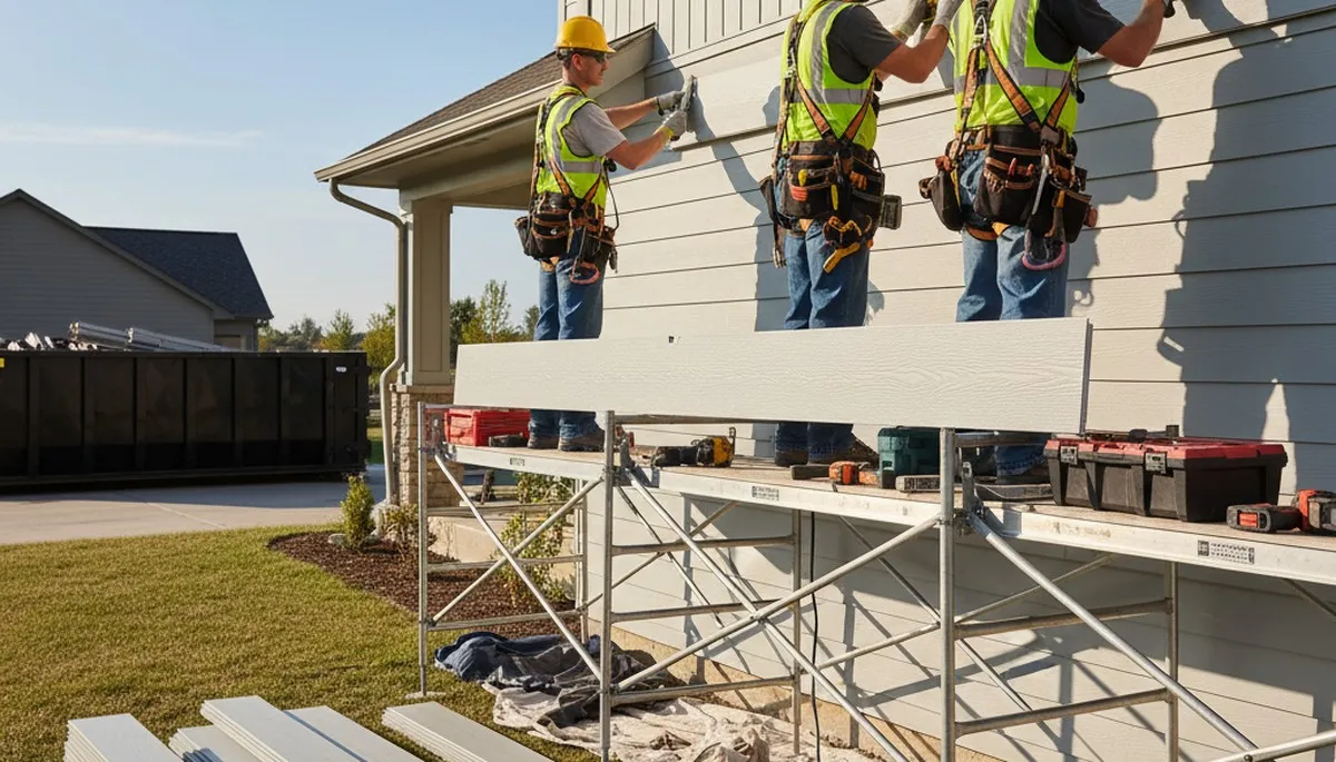 Shreveport, LA vinyl siding installation by FX Remodeling & Exteriors on a residential home